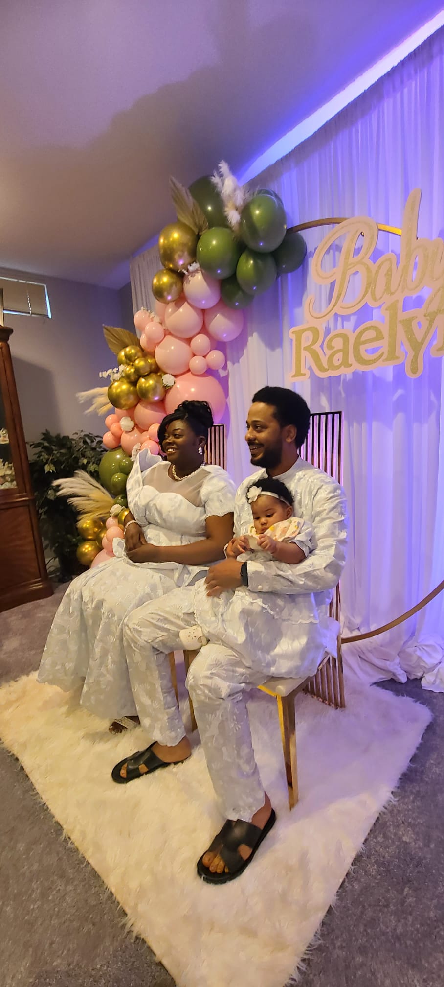 Mrs. Winona Baawa Malek with family