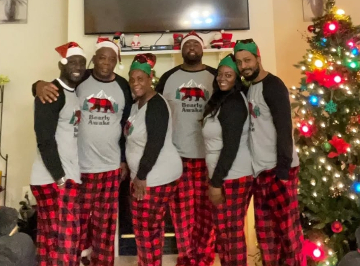 Mrs. Winona Baawa Malek with family